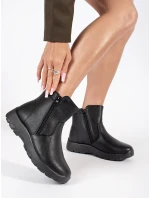 Jedinečné černé kotníčkové boty dámské platforma Jedinečné černé kotníčkové boty dámské platforma