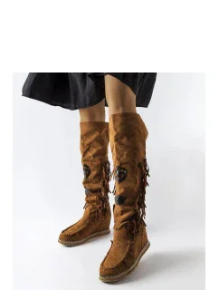 Čižmy na klinovom podpätku model 205790 Solea