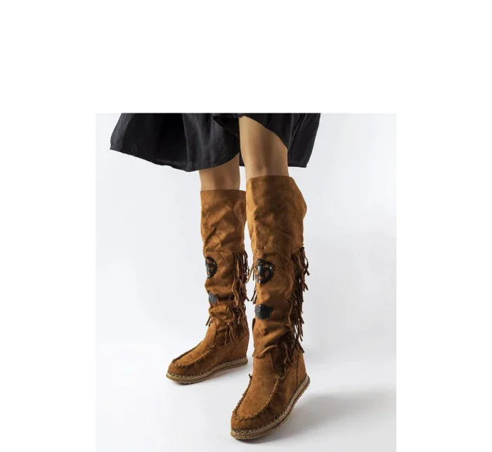 Čižmy na klinovom podpätku model 205790 Solea