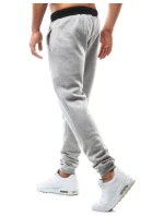 Pánské šedé teplákové kalhoty model 21962289 - Dstreet