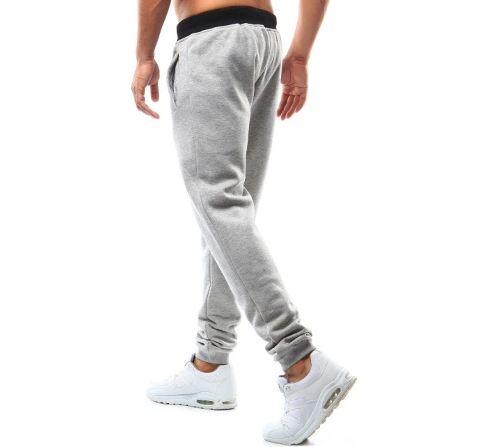 Pánské šedé teplákové kalhoty model 21962289 - Dstreet