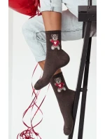 Milena ponožky 0200-144 Valentínsky medvedík 37-41