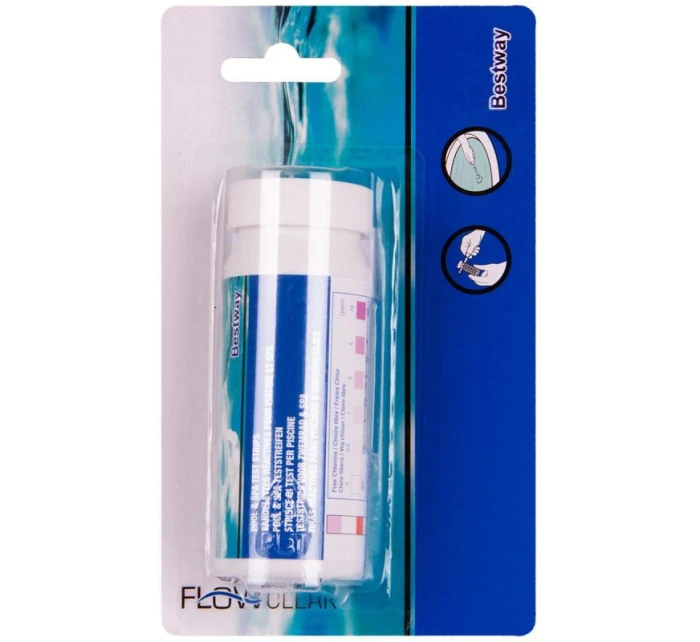 TESTOVACIE PRÚŽKY KVALITY VODY V BAZÉNE 50KS TESTOVACIE PRÚŽKY KVALITY VODY V BAZÉNE 50KS