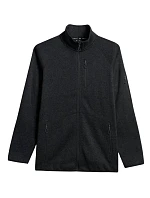 Pánsky fleece 4F M443 deep black melange 4FWSS26TFLEM443 20M