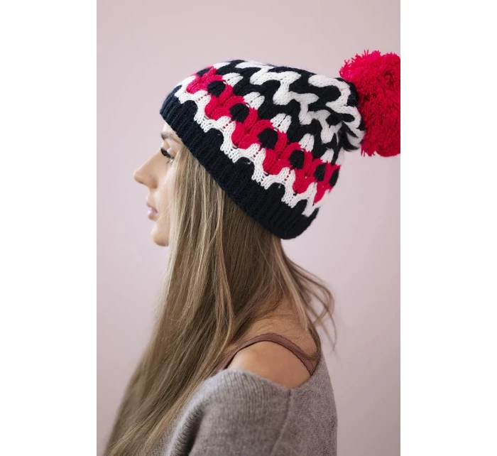 Dámská čepice Laila model 18751317 navy blue - K-Fashion