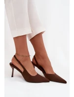 Lodičky s odhalenými čokoládové model 21715413 - Boto Lodičky s odhalenými čokoládové model 21715413 - Boto