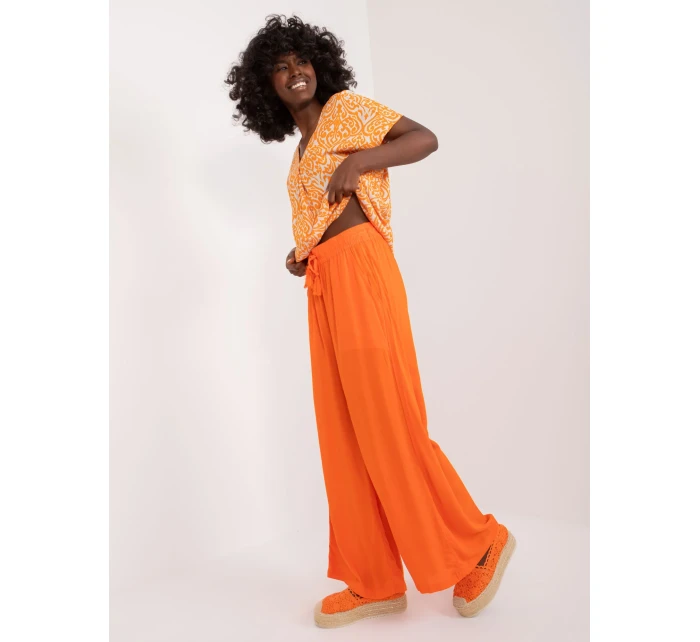 Nohavice D73761M62237D oranžová Nohavice D73761M62237D oranžová