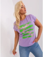 Bluzka RV BZ model 18837730 jasny fioletowy - FPrice Bluzka RV BZ model 18837730 jasny fioletowy - FPrice