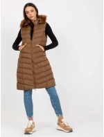 Dámska vesta RV KZ 008.00P hnedá