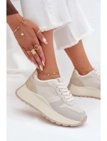 Dámske kožené tenisky Big Star HI-POLY SYSTEM - biele Dámske kožené tenisky Big Star HI-POLY SYSTEM - biele