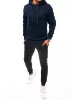 Pánska tepláková súprava tmavomodrá a čierna AX0631 - Dstreet Pánska tepláková súprava tmavomodrá a čierna AX0631 - Dstreet