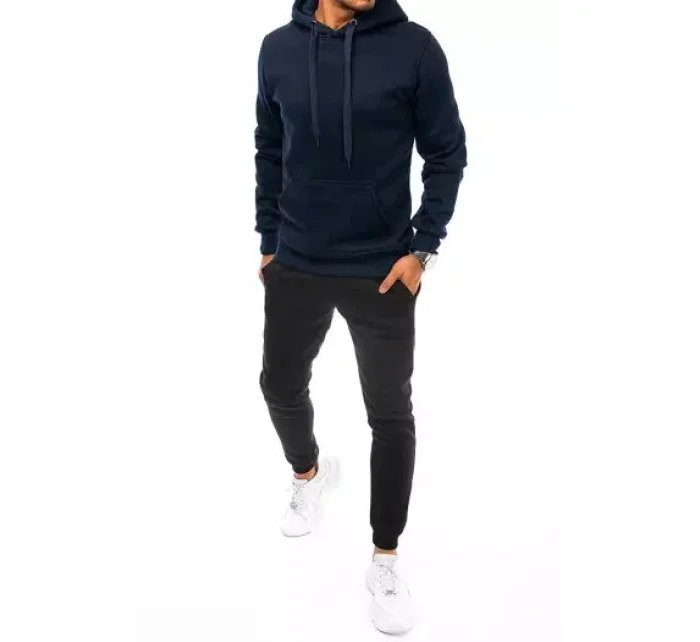 Pánska tepláková súprava tmavomodrá a čierna AX0631 - Dstreet Pánska tepláková súprava tmavomodrá a čierna AX0631 - Dstreet