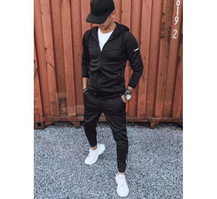 FashionStreet čierna pánska tepláková súprava AX0620