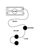 LAMPKI GIRLANDA  NA  LED CIEPŁY BIAŁY model 21832620