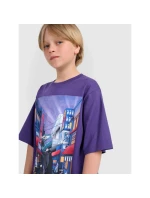 Chlapecké tričko oversize s potiskem model 21816857 - 4F Chlapecké tričko oversize s potiskem model 21816857 - 4F