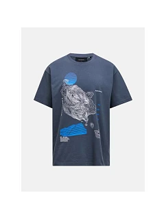 Tričko PEAK PERFORMANCE M Graphic Tee, tmavě modré