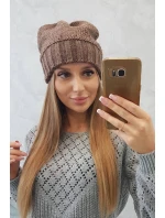 Dámska čiapka Danuta K331 mocca Dámska čiapka Danuta K331 mocca