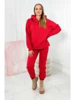 Izolovaná súprava s výšivkou Los Angeles červený Izolovaná súprava s výšivkou Los Angeles červený