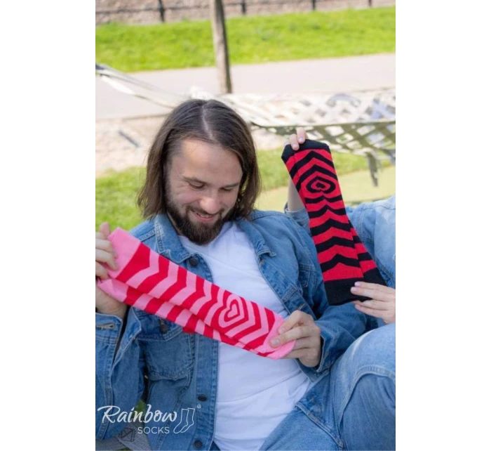 Ponožky BOX 2  Srdce Rainbow Socks model 21645228 - ZOOKSY/RAINBOW SOCKS
