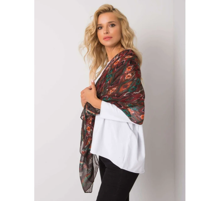 Závoj AT CH F106008 tmavohnedý