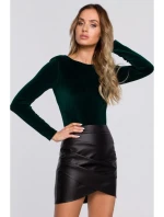 M567 Velvet Bodysuit - green