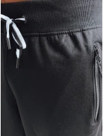 Pánske čierne teplákové šortky FashionStreet SX2262