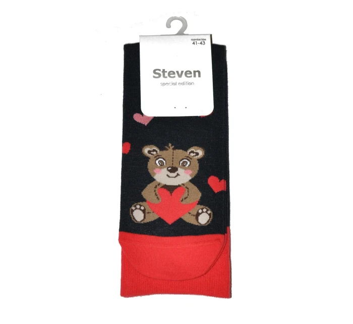 Vzorované pánské ponožky model 7468654 - Steven Vzorované pánské ponožky model 7468654 - Steven