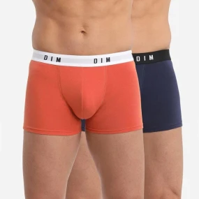 Pánske boxerky 2 ks DIM BOXER ORIGINAL 2x - DIM - oranžová