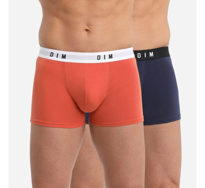 Pánske boxerky 2 ks DIM BOXER ORIGINAL 2x - DIM - oranžová