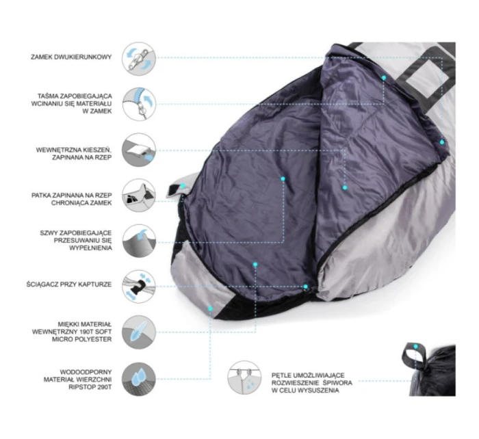 Spací pytel model 21909777 - Meteor Spací pytel model 21909777 - Meteor