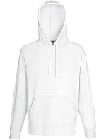 Fruit of the Loom Lightweight Hooded Sweat Pánska mikina s kapucňou a raglánovými rukávmi 16.2140 biela Fruit of the Loom Lightweight Hooded Sweat Pánska mikina s kapucňou a raglánovými rukávmi 16.2140 biela