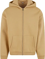 Build your Brand BY 285 Pánska mikina s kapucňou z hrubej bavlny „Fluffy“ 56.0285 union beige