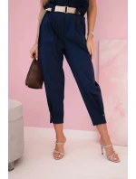 Set vesta + kalhoty námořnická modř