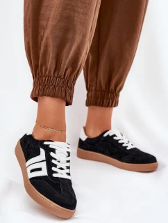 Sneakersy Buty Sportowe Zamszowe Vinceza 79517 Czarne