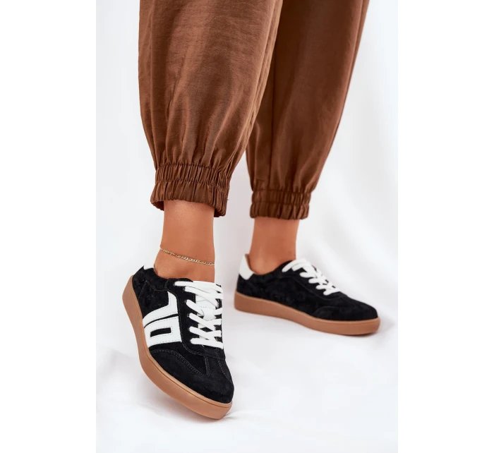 Sneakersy Buty Sportowe Zamszowe Vinceza 79517 Czarne Sneakersy Buty Sportowe Zamszowe Vinceza 79517 Czarne