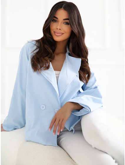 Płaszcz IT KR model 22133135 jasny niebieski - FPrice