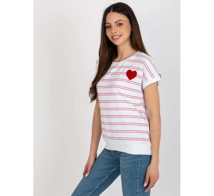 Blúzka RV BZ 8619.94 biela a červená