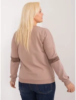 Bluzka RV BZ model 20080871 ciemny bezowy - FPrice Bluzka RV BZ model 20080871 ciemny bezowy - FPrice