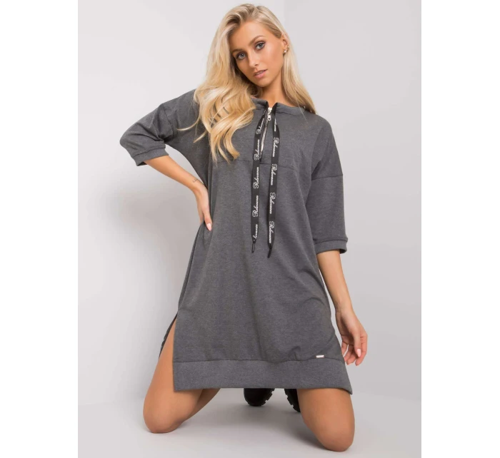 Šaty RV SK 6273.47P tmavo šedá