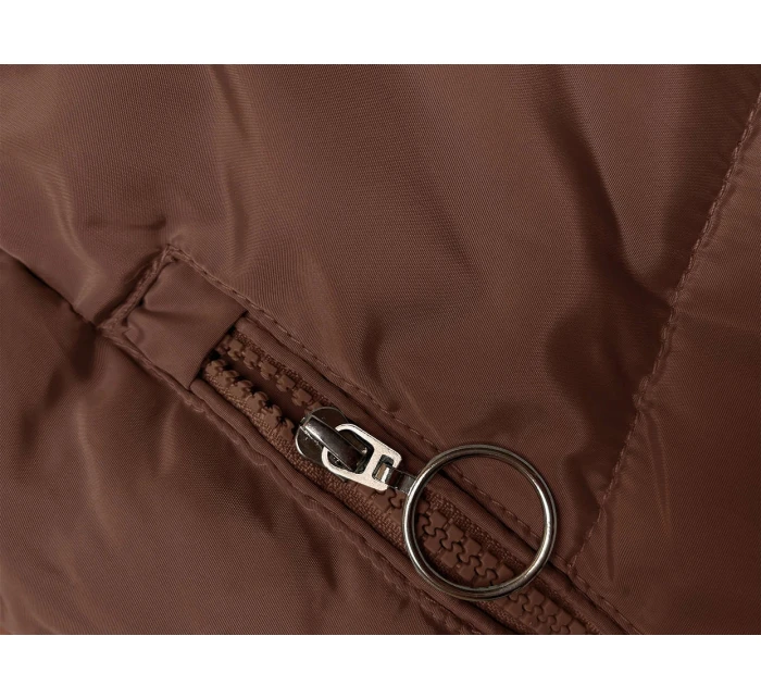 Zimní bunda v barvě s kapucí model 21246037 - LHD