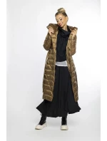 prošívaný kabát s kapucí model 21247349 - Ann Gissy prošívaný kabát s kapucí model 21247349 - Ann Gissy