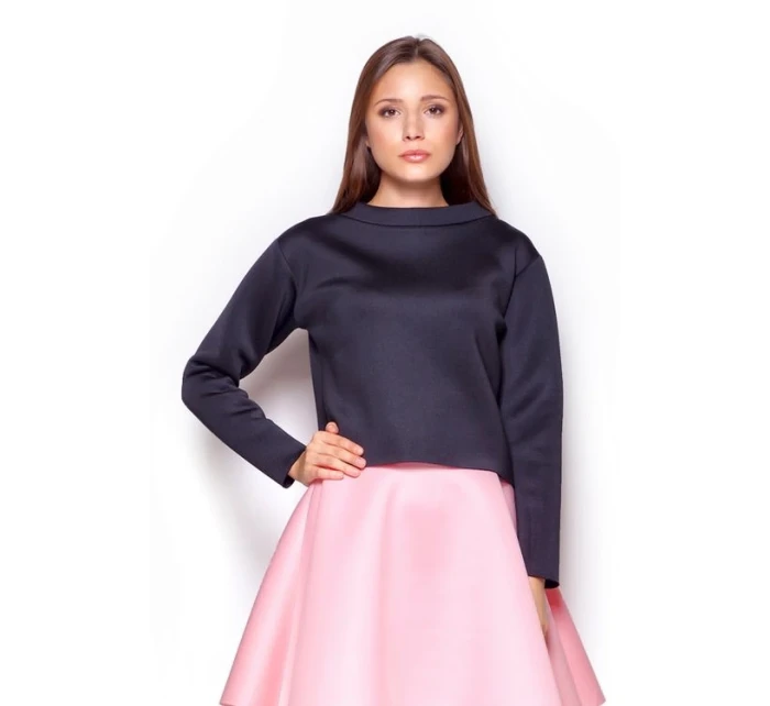 Dámska blúzka M341 black - fígľov