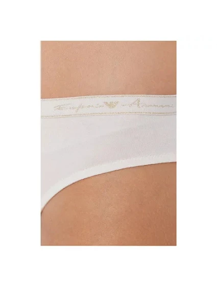 Dámské kalhotky 2 pack Bílá model 16279316 - Emporio Armani Dámské kalhotky 2 pack Bílá model 16279316 - Emporio Armani