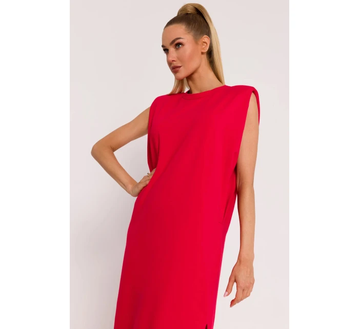 Dámske šaty M790 červené - Moe