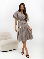 Šaty MO SK 8849.14 hnědé