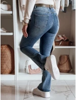Dámské džínové kalhoty s páskem modré Dstreet model 21985360 - FashionStreet