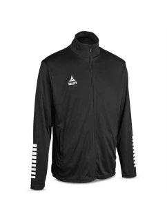 Futbalová tréningová mikina so zipsom SELECT PISA black