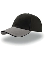 Liberty Sandwich 6 panelová kšiltovka black grey/black model 22411097 - Atlantis Headwear Liberty Sandwich 6 panelová kšiltovka black grey/black model 22411097 - Atlantis Headwear