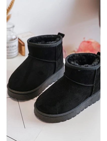 Dětské zimní boty černé model 21639780 - Boto Dětské zimní boty černé model 21639780 - Boto