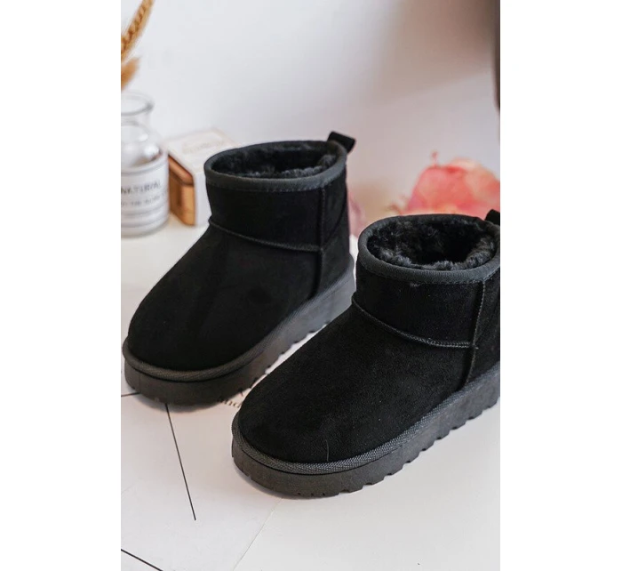 Dětské zimní boty černé model 21639780 - Boto Dětské zimní boty černé model 21639780 - Boto